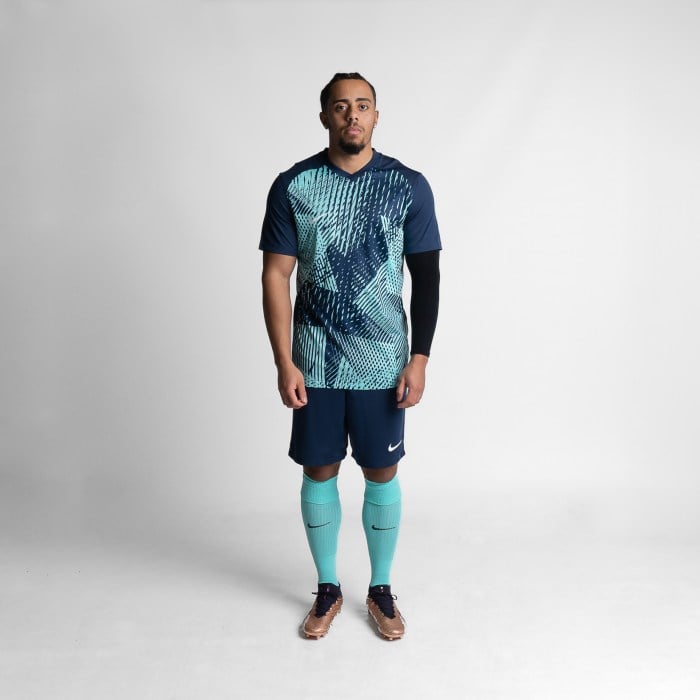 Nike Dri-Fit Precision VI Jersey Midnight Navy-Hyper Turq-White